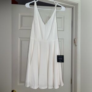 Lulus short white dress